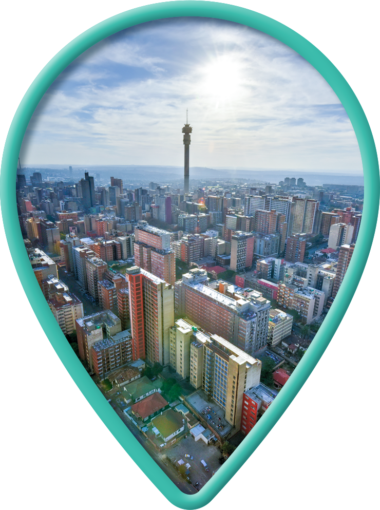 Johannesburg Office location pin